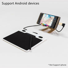 Load image into Gallery viewer, 10moons 6 Inch Ultralight Graphic Tablet 8192 Levels Digital Drawing Tablet Battery-Free Pen Compatible Android Device