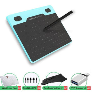 10moons 6 Inch Ultralight Graphic Tablet 8192 Levels Digital Drawing Tablet Battery-Free Pen Compatible Android Device